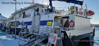 Ro-Ro combi passenger cargo catamaran in daily use 31.12.23
